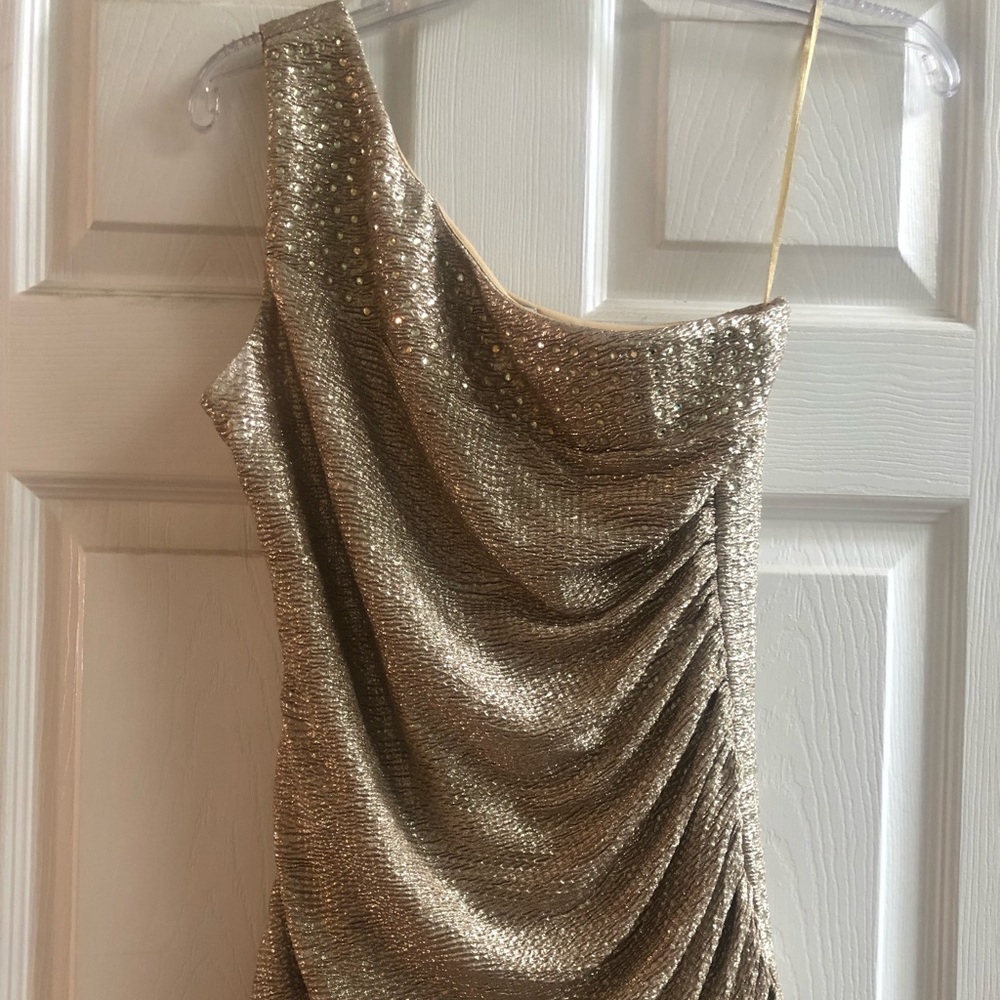 Evening one shoulder top